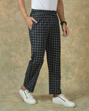 Black-White-Checks-Cotton-Handloom-Men-Pant