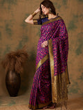 Women's Multi Colour Designer Weaving Work Saree-LVNA8080D