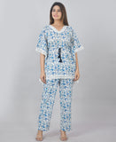 PLUS SIZE FLORAL KAFTAN CORD SET