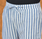 White-Blue-Stripe-Cotton-Handloom-Men-Pant